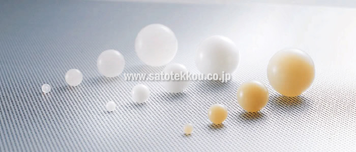 Engineering plastic balls
